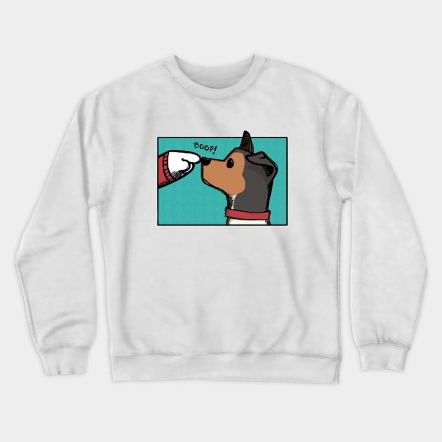 Boop (with frame + BG) Crewneck Sweatshirt by Hey Buddy Comics